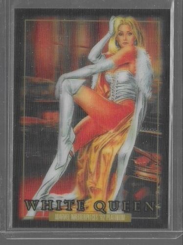 2024 Upper Deck Marvel Masterpieces '92 Lenticular White Queen #95