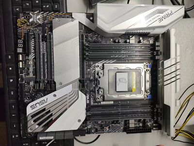 ASUS Prime trx40 Pro s + AMD Ryzen Threadripper 3960x 24 cores 48