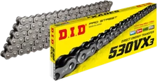 D.I.D. 530VX3X118ZB Natural 118L 530VX3 Racing Chain Motorcycle Replacement