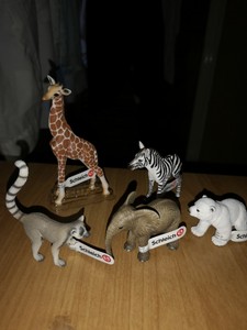 schleich assorted wild life animals