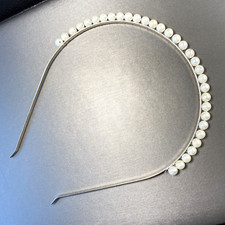 Pearl Headbands Vintage Metal Base Hairband Crown Hair Accessory Bridal