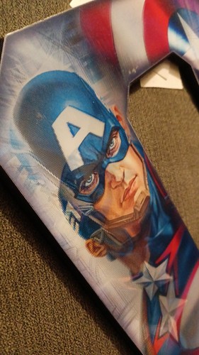 Marvel Avengers 3D Letter C Wall Decor ft "Captain America" Wooden 8x10 in. NEW! - Picture 2 of 6
