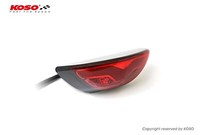 RüCklicht Koso LED GT-03 Bremslicht Rotes Glas, Zulassung