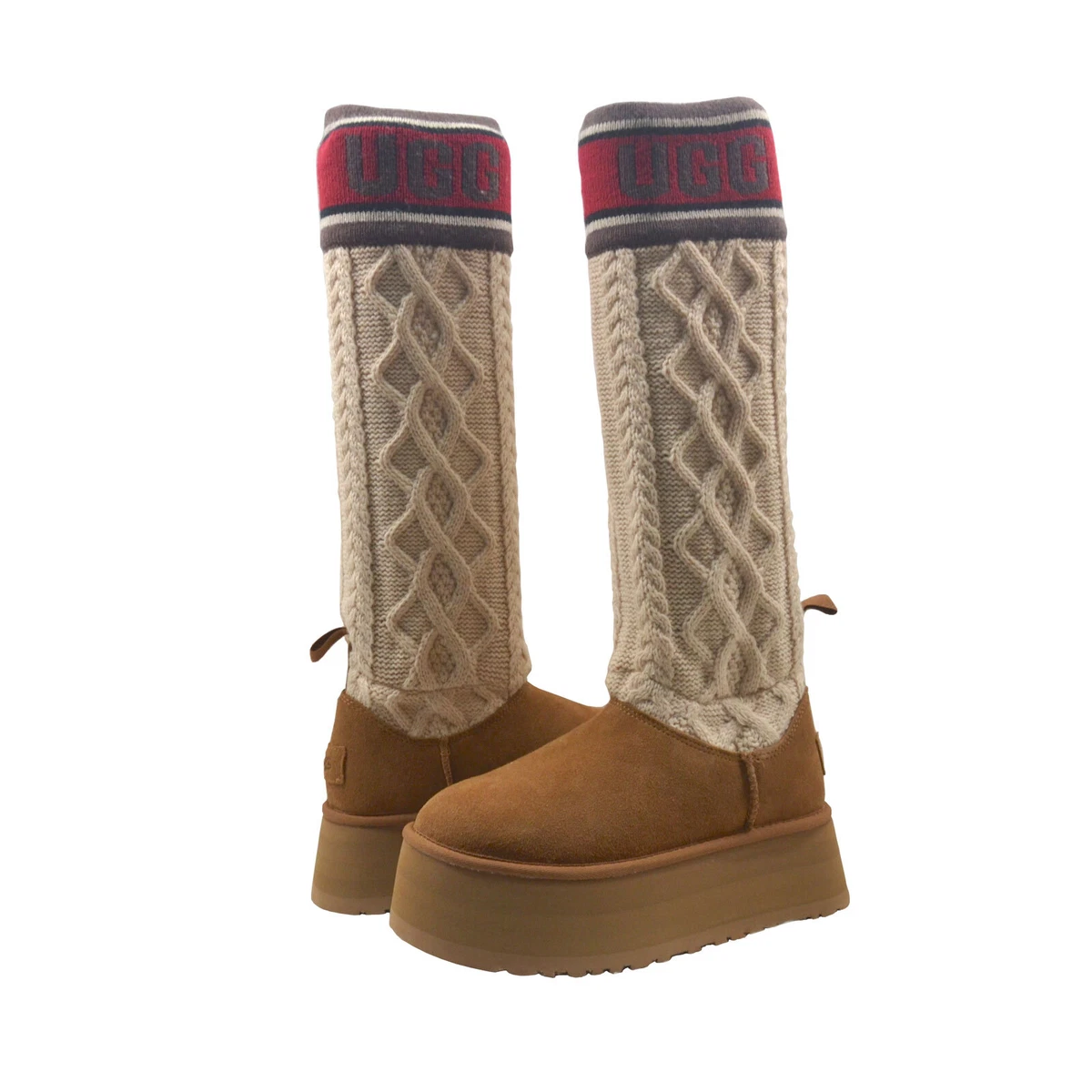 Ugg Women's Classic Sweater Letter in Chestnut 9