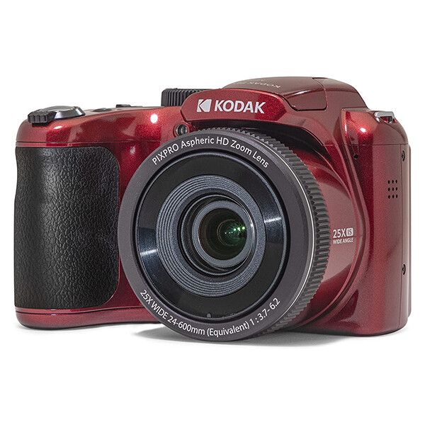 Kodak PixPro AZ255 Rouge, Appareil Photo Numérique Bridge 16MP Zoom 25x