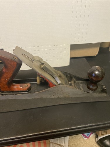 Vintage Craftsman Wood Plane Corrugated Bottom 14 Inch  USA - Bild 6 von 10