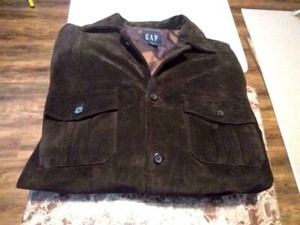 gap mens suede jacket