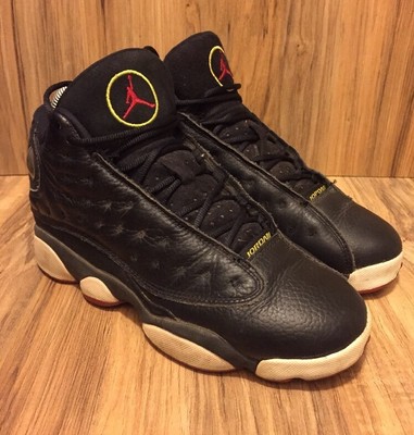 jordan 13 black and yellow