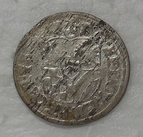 1620 MUNSTERBERG OLS GERMAN STATES 3 KREUZER SILVER COIN - Picture 2 of 2
