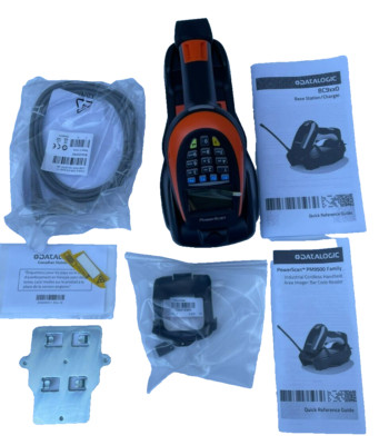 Datalogic PowerScan PM9500 Handheld Barcode Scanner-PM9500-DK910-Base and Cable