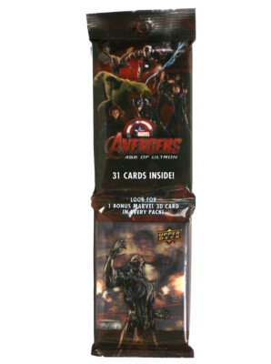 2015 Upper Deck Avengers Age Of Ultron 31-Card Jumbo Pack 3D Insert Punisher