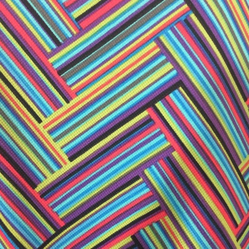 Ibkul Polo Shirt Mens XL Golf UPF 50 Colorful Chevron Athleisure Wicking - Picture 3 of 10