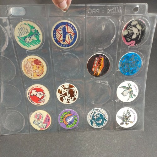 Pogs Collection Some Skycap Brand Various Styles Batman Skulls More Vintage Used - Picture 11 of 12