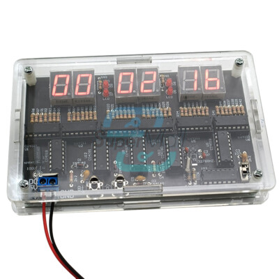 Digital Circuit Clock DIY Electronic Kit Electronic Clock Teaching Kit With Case