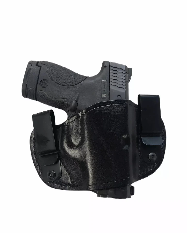 NUEVA funda de pistola de cuero IWB oculta para llevar... Elige color y modelo de pistola Foto 3 de 3