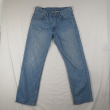 Levis 505 Jeans Boys 29x29 Actual 30x28 Blue Regular Fit Straight Leg Denim