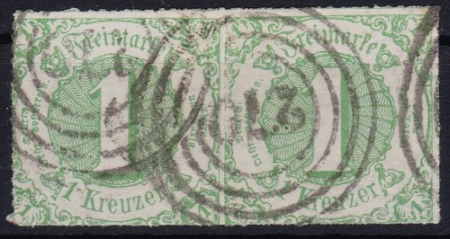 == Ad Thurn&taxis Mi. 41 Pair Stamped Cat. ==