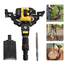2 Stroke 33CC Gas-Powered Excavator Garden Tree Digger Shovel Digging Machine