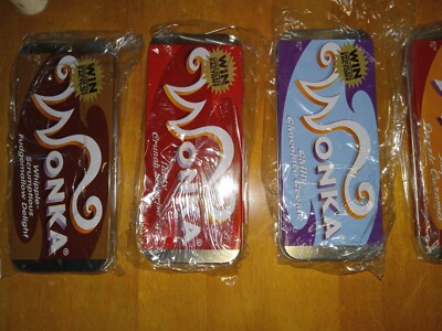 WILLY WONKA COOL Stash Tin by NECA Complete Set of 4 HOT TOPIC