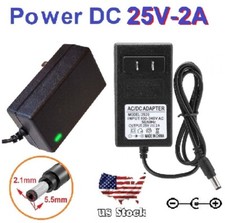 25V 2A 2000mA AC Adapter to DC Power Supply Charger Cord 5.5x2.1mm US plug