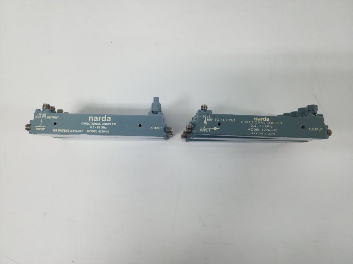 Narda 4226-10 Directional Coupler, 0.5 to 18 GHz, 10 dB, SMA(f) | eBay