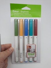 Cricut CANDY SHOP Cricut Explore Set of 5 Fine Point 0.4 Pen Set New Opened Pack
