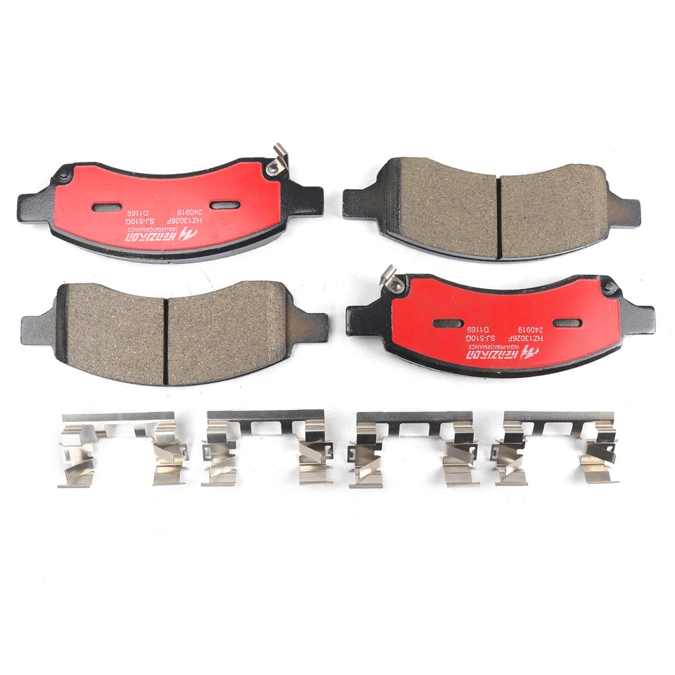 Pastilla de freno delantera de cerámica para Saab 9-7x GMC Envoy 2006-2009 4,2 L 5,3 L especificaciones originales Foto 3 de 3