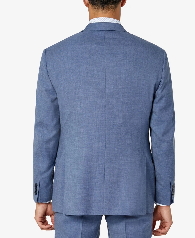 Traje Chaqueta Sean John Para Hombres Calce Clásico Floral Azul Talla 36S Precio de venta sugerido por el fabricante 360 USD Foto 3 de 4