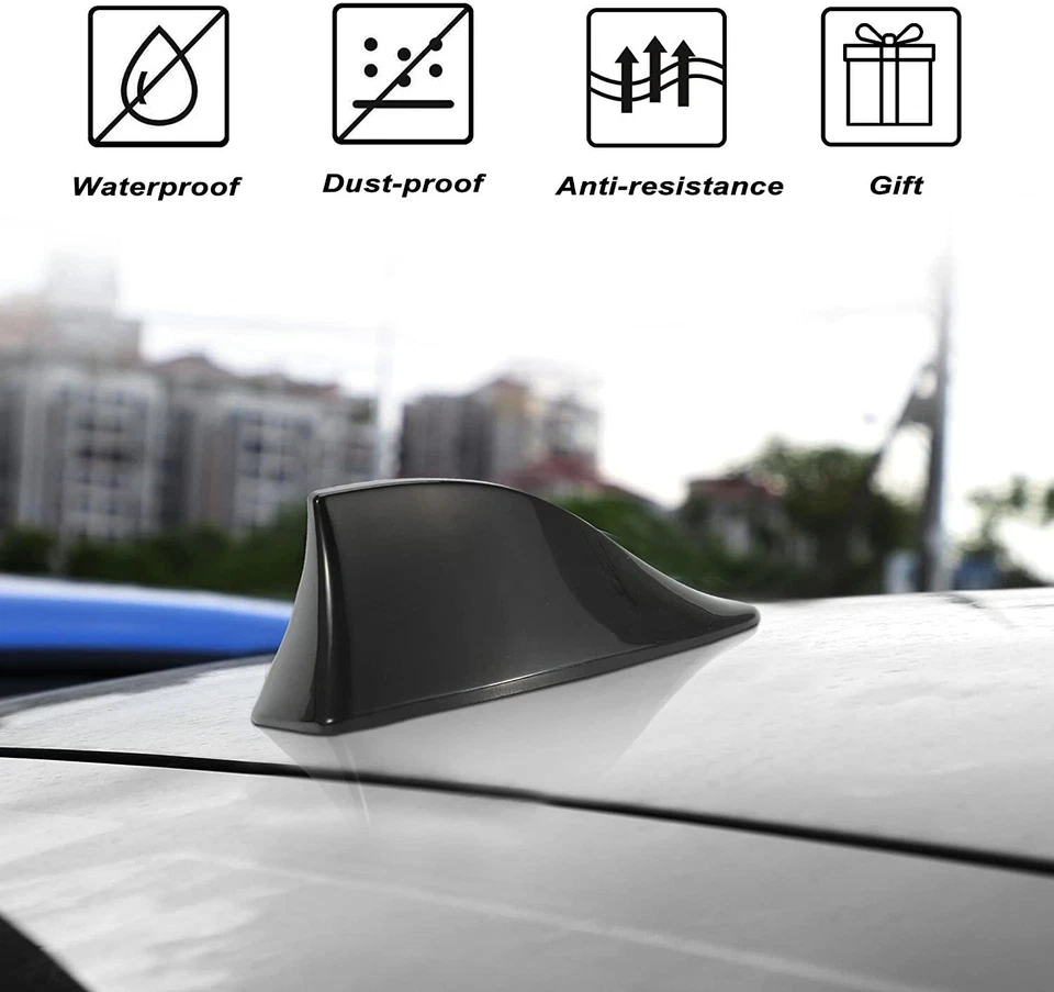 Tapa de antena aérea AM/FM señal radio techo aleta tiburón coche Jeep Grand Cherokee Foto 3 de 4