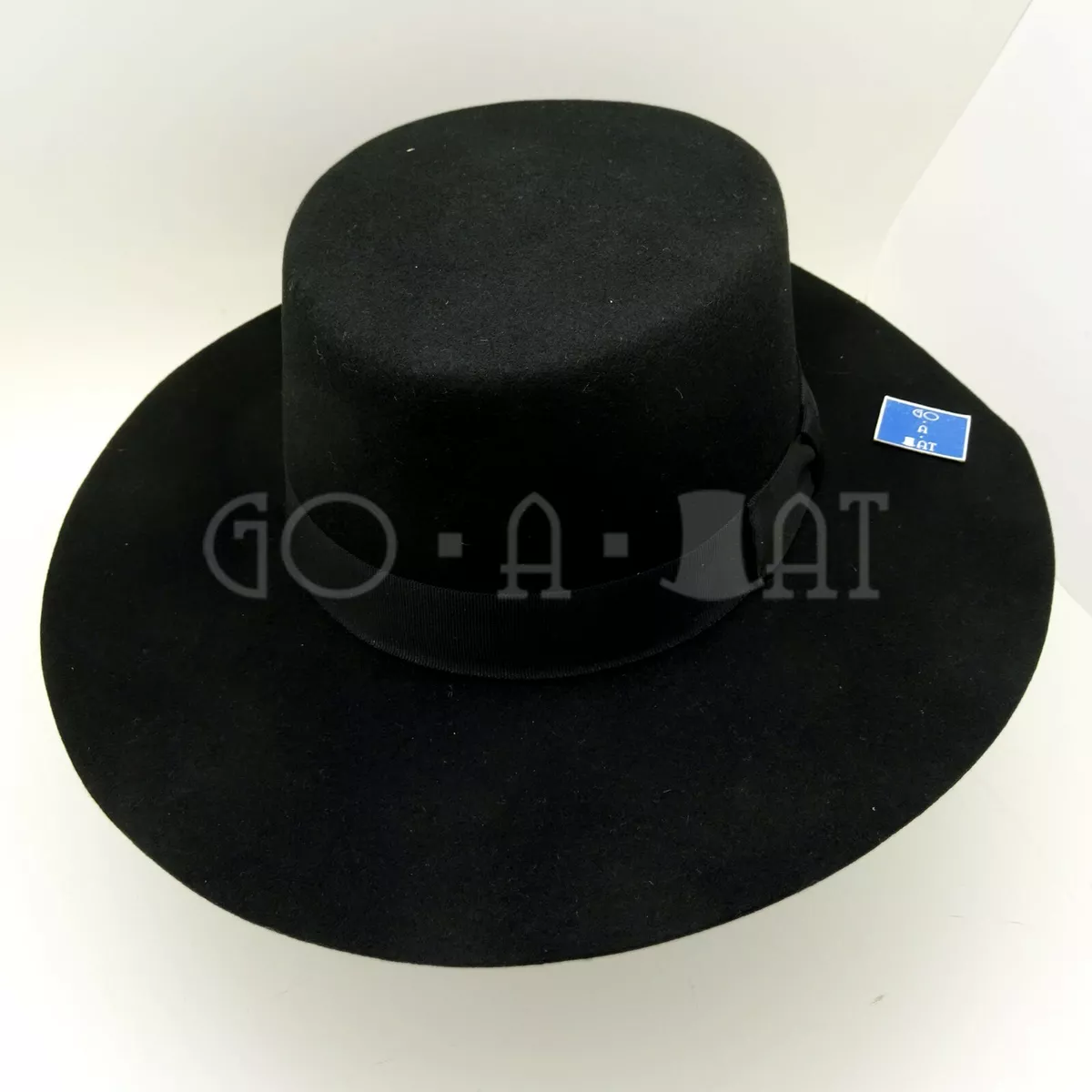 Black boater cheap hat womens