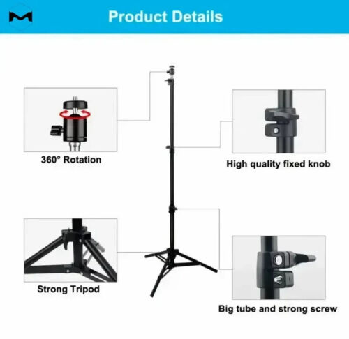 Magcubic HY 300/ 320 Pro Adjustable Lightweight Projector Tripod Stand - Picture 4 of 8