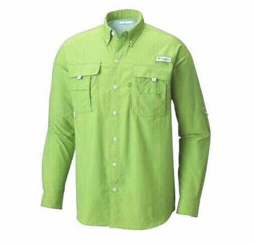 COLUMBIA Mens PFG Super Bahama Short Sleeve Vented Fishing