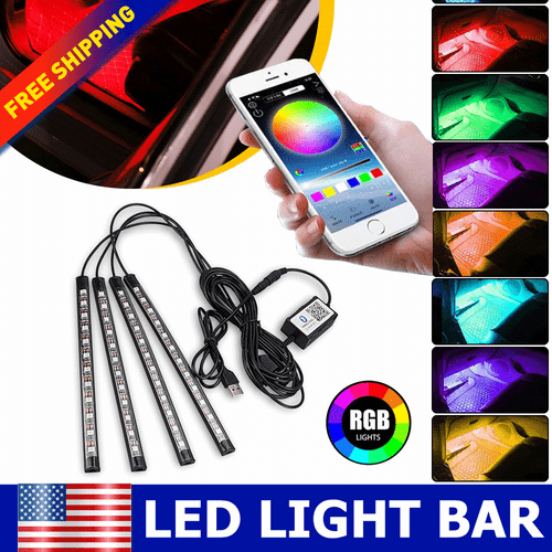 For APP+USB RGB LED Strip Lights 48-5050SMD Music Remote Room Garden Deckingc