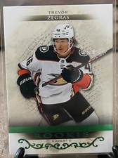 2021-22 Upper Deck Artifacts Hockey Neon Green #166 Trevor Zegras RC