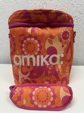 Bolsa refrigeradora portátil con estampado de firma Amika: plegable suave aislada