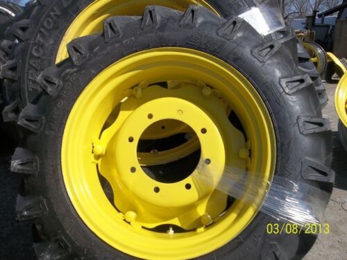 JOHN DEERE 5055E  TWO 9.5x24 Tires on Rims w/Centers