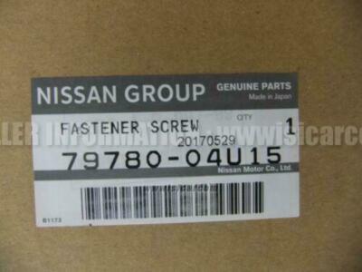 NISSAN SKYLINE GT-R BNR32 FASTENER REAR WINDOW MOLDING 79780-04U15