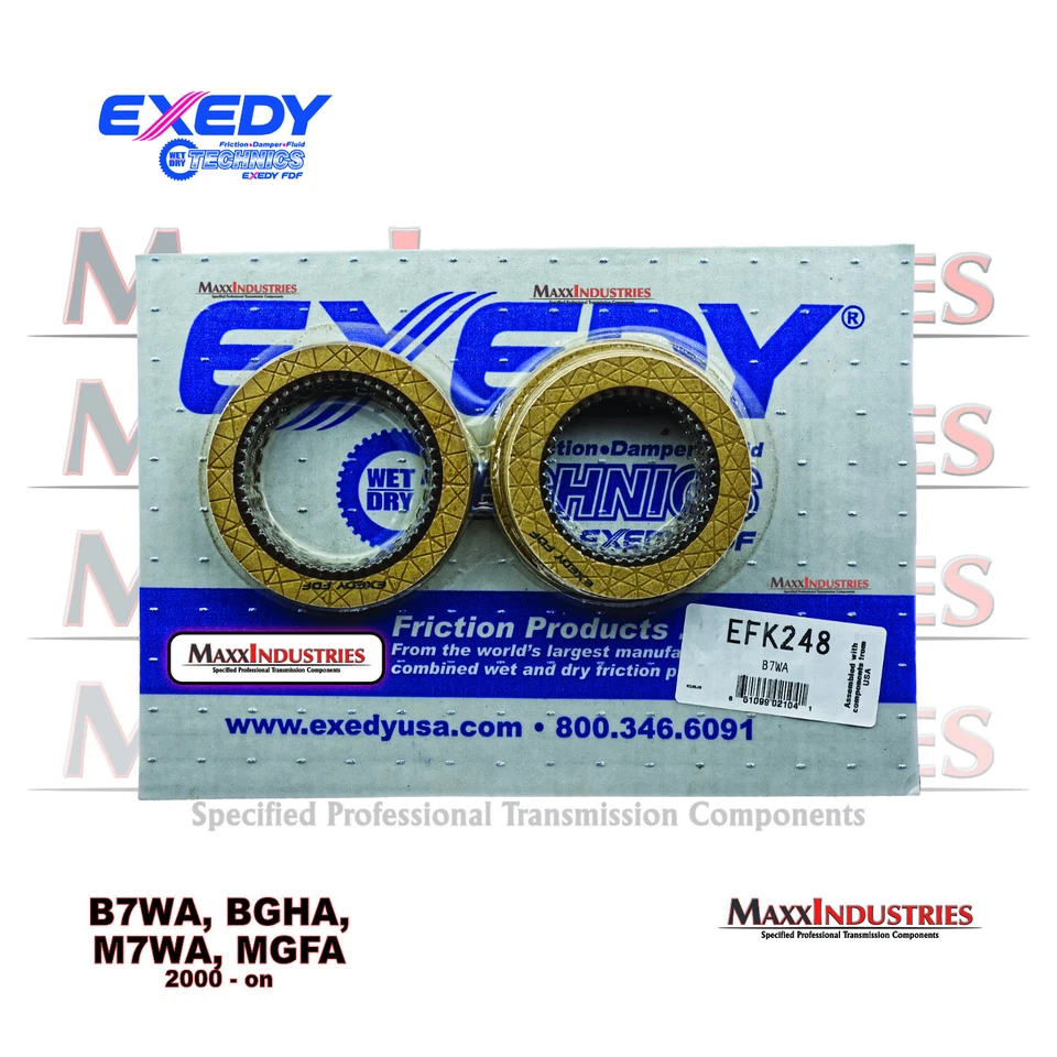 Комплект фрикционных пластин коробки передач Honda Acura 1999-08 5 скоростей GGHA MGFA M7WA B7WA - Изображение 2 из 3