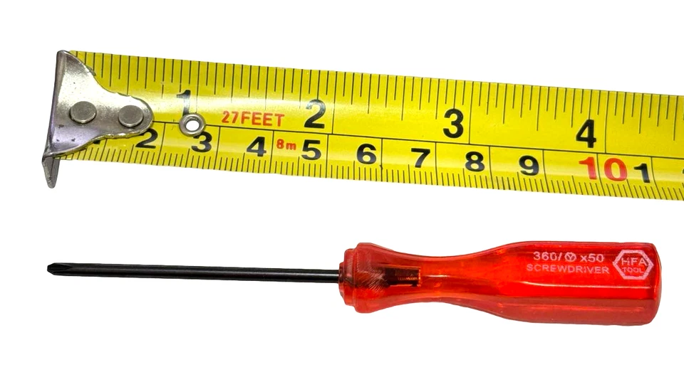 Red Tri Wing Tool New Magnetic Tip Screwdriver Tri-Wing Nintendo Gameboy Wii - Image 2 of 3