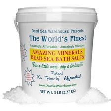 Dead Sea Warehouse-Amazing Minerals Dead Sea Bath Salts,100% Full Mineral