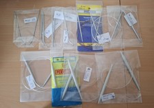 verschiedene Rundstricknadeln von 2,5 bis 4,5 - je 2 €