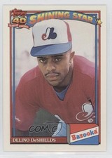 1991 Topps Bazooka Shining Stars Delino DeShields #14 0b3