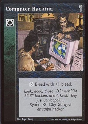 Computer Hacking - Action - Vampire VTES