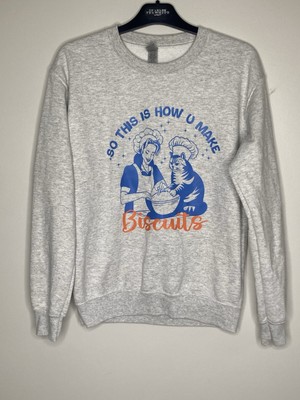 Baker s Cat Oversized Sweatshirt Gildan Women s Small Cozy Lightweight Warm