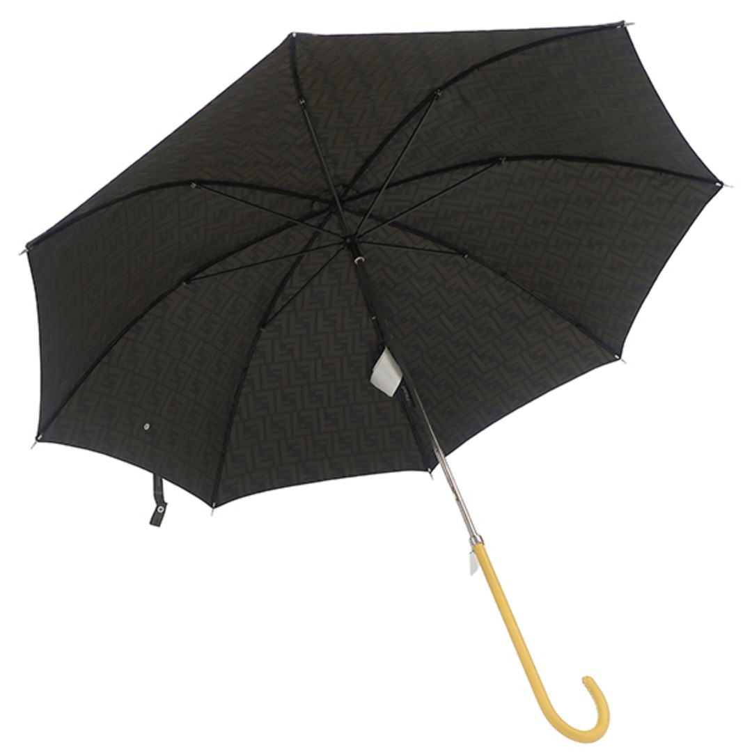 FENDI Pokemon Dragonite Umbrella Zucca Pattern Nylon Leather Brown