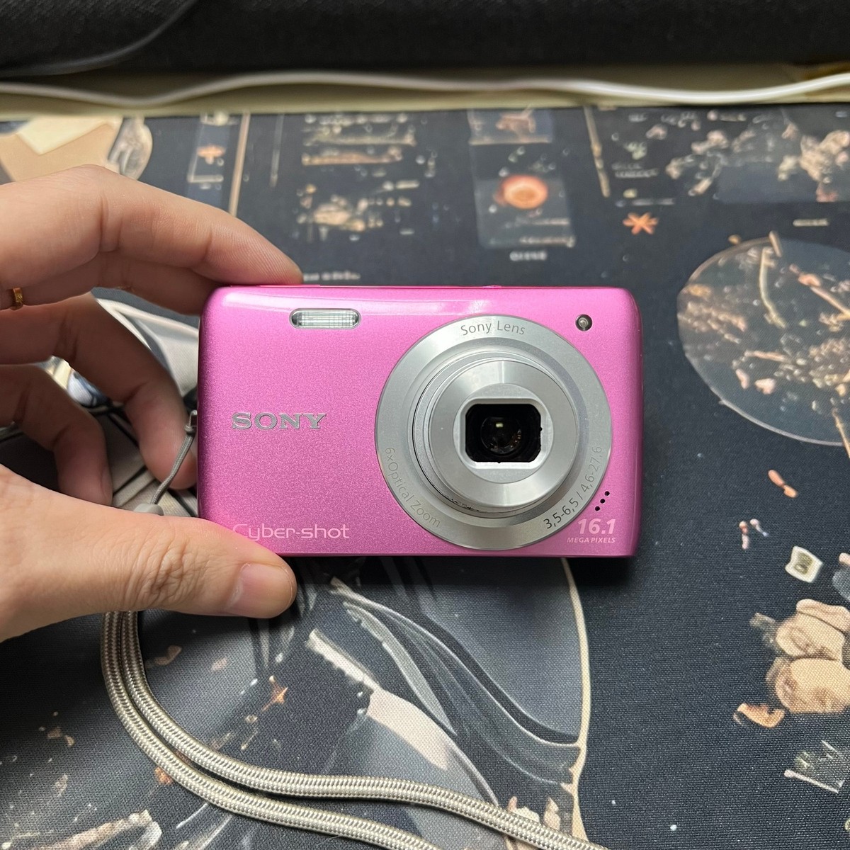 Sony Cyber Shot DSC-W670 16.1MP CCD Vintage Digital Camera Pink | eBay