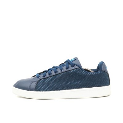 adidas Herren Cloudfoam Schuhe blau Synthetik Low-Top Sneaker EU 45 1/3