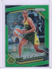2025 Panini Prizm WNBA #123 Skylar Diggins Green Prizms