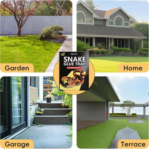 4 Pack 10" x 16" Large Snake Glue Traps with Enhanced Stickiness, Snake Rat Stic image 7