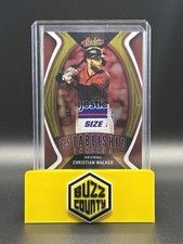 22 Absolute - Established Threads Christian Walker Laundry Tag SP Os ASTROS MLB